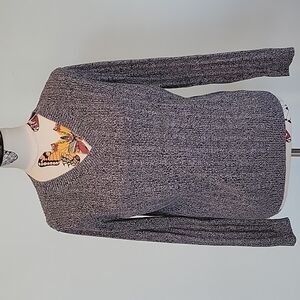 IZOD blue and gray vneck sweater 100% cotton.  Size is XL.  Very good condition.